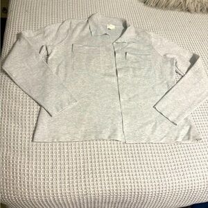 Cyrus Light Gray Knit Top